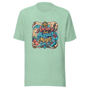 Anchors And Aqua Magic Graphic Tee front view