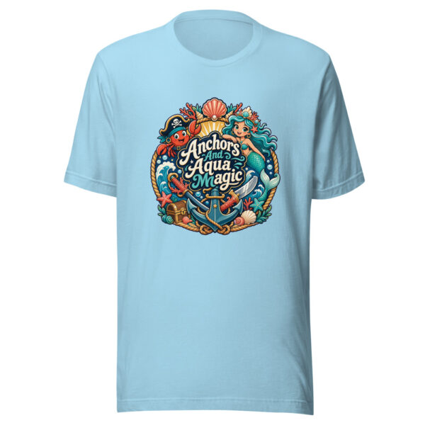 Anchors And Aqua Magic Graphic Tee front view
