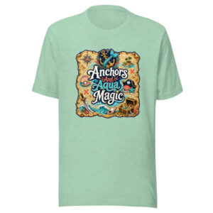 Anchors And Aqua Magic Graphic Tee front view