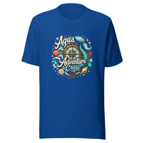 Aqua Adventure Crew Graphic Tee mockup 6