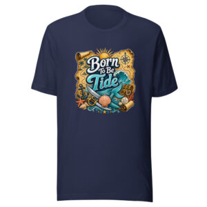 Born To Be Tide Graphic Tee front view