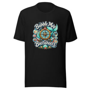 Bubble Map Buccaneers Graphic Tee mockup 1 Bubble Map Buccaneers Graphic Tee front view