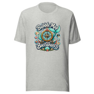 Bubble Map Buccaneers Graphic Tee front view