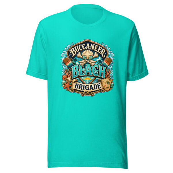 Buccaneer Beach Brigade Heartbeat-20260613-piratesnmermaids-codex Graphic Tee front view