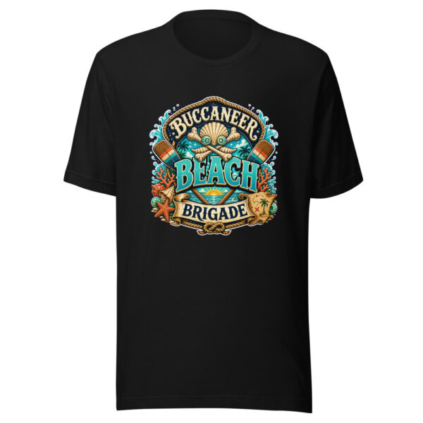 Buccaneer Beach Brigade Heartbeat-20260613-piratesnmermaids-codex Graphic Tee mockup 1 Buccaneer Beach Brigade Heartbeat-20260613-piratesnmermaids-codex Graphic Tee front view