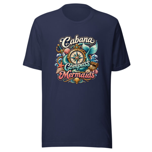 Cabana Compass Mermaids Graphic Tee mockup 4 Cabana Compass Mermaids Graphic Tee mockup 4