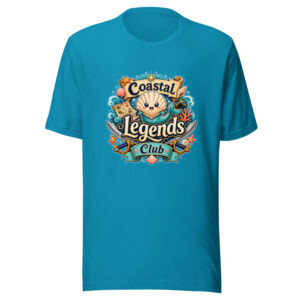 Coastal Legends Club Graphic Tee mockup 1 Coastal Legends Club Graphic Tee front view