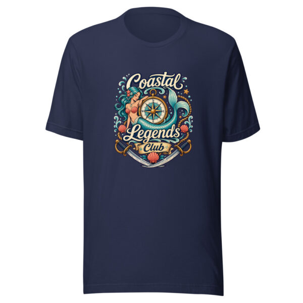 Coastal Legends Club Graphic Tee mockup 4