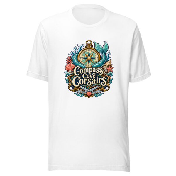 Compass Cove Corsairs Graphic Tee mockup 2