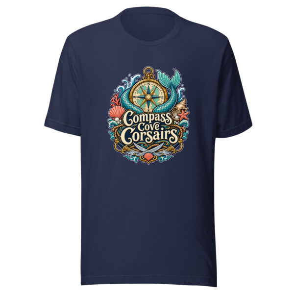 Compass Cove Corsairs Graphic Tee mockup 3