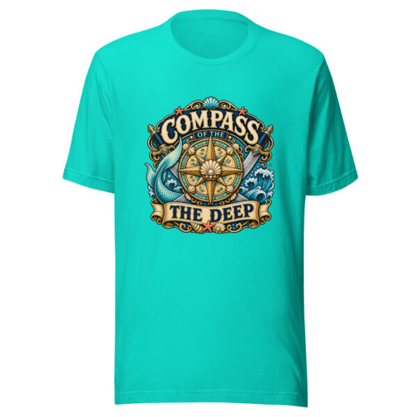 Compass Of The Deep Heartbeat-20260613-piratesnmermaids-codex Graphic Tee mockup 3 Compass Of The Deep Heartbeat-20260613-piratesnmermaids-codex Graphic Tee mockup 3