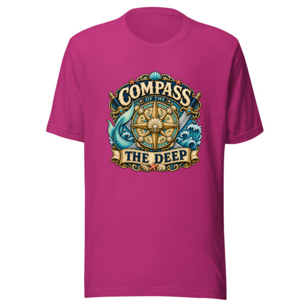 Compass Of The Deep Heartbeat-20260613-piratesnmermaids-codex Graphic Tee mockup 5 Compass Of The Deep Heartbeat-20260613-piratesnmermaids-codex Graphic Tee mockup 5