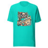 Coral Captain Crew Graphic Tee mockup 3 Coral Captain Crew Graphic Tee mockup 3