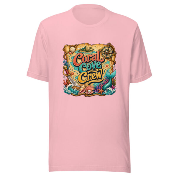 Coral Cove Crew Graphic Tee mockup 6