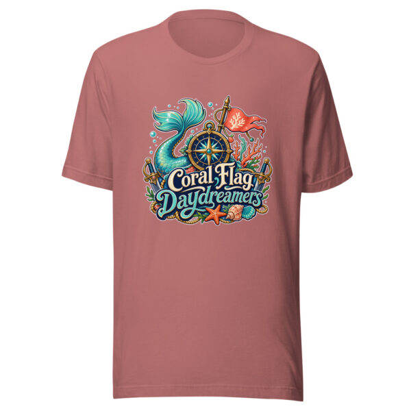 Coral Flag Daydreamers Graphic Tee front view