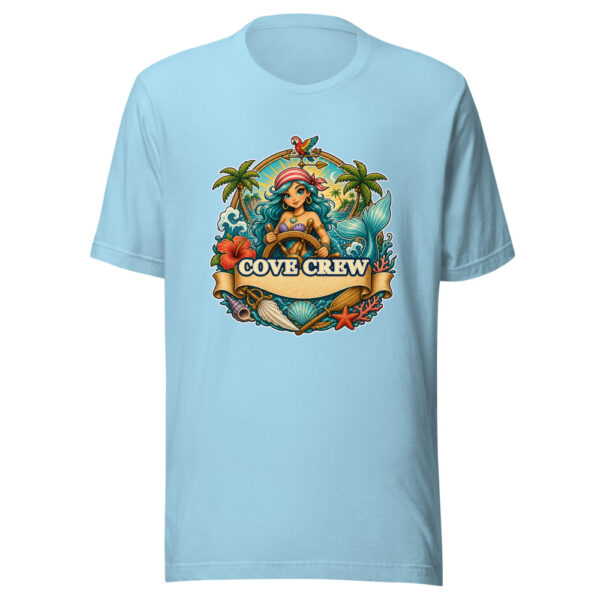 COVE CREW Heartbeat-20260614-piratesnmermaids-codex Graphic Tee mockup 1 COVE CREW Heartbeat-20260614-piratesnmermaids-codex Graphic Tee front view