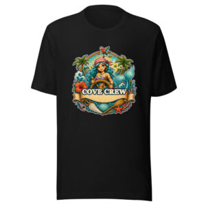 COVE CREW Heartbeat-20260614-piratesnmermaids-codex Graphic Tee front view