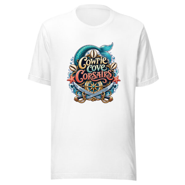 Cowrie Cove Corsairs Graphic Tee front view