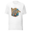 Cursed By The Coast Graphic Tee mockup 5
