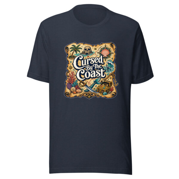 Cursed By The Coast Graphic Tee mockup 7 Cursed By The Coast Graphic Tee mockup 7