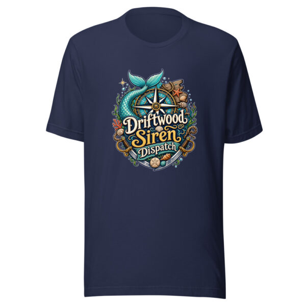 Driftwood Siren Dispatch Graphic Tee mockup 4 Driftwood Siren Dispatch Graphic Tee mockup 4