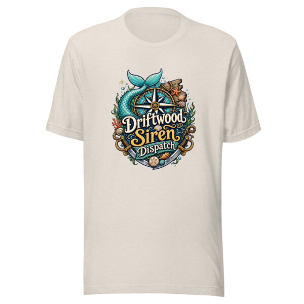 Driftwood Siren Dispatch Graphic Tee mockup 8 Driftwood Siren Dispatch Graphic Tee mockup 8