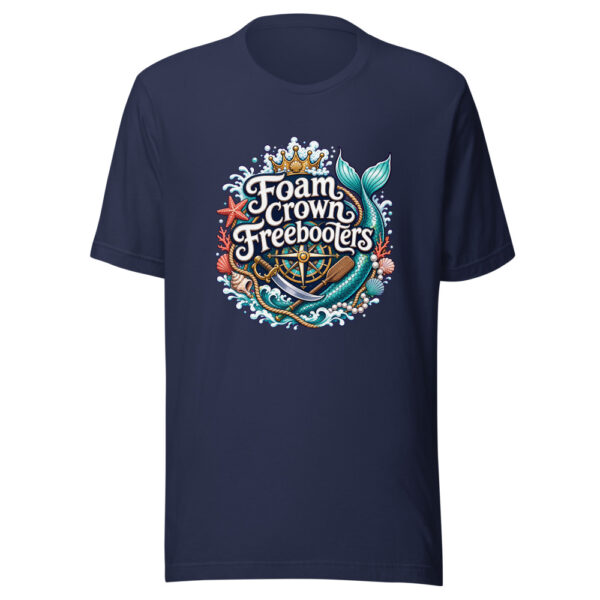 Foam Crown Freebooters Graphic Tee mockup 4 Foam Crown Freebooters Graphic Tee mockup 4