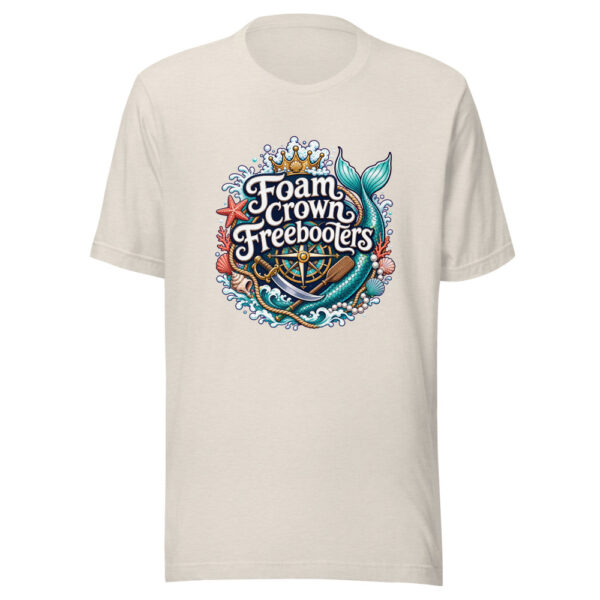 Foam Crown Freebooters Graphic Tee mockup 8 Foam Crown Freebooters Graphic Tee mockup 8