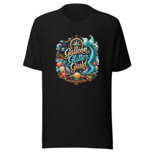 Galleon Glitter Guild Graphic Tee mockup 1 Galleon Glitter Guild Graphic Tee front view