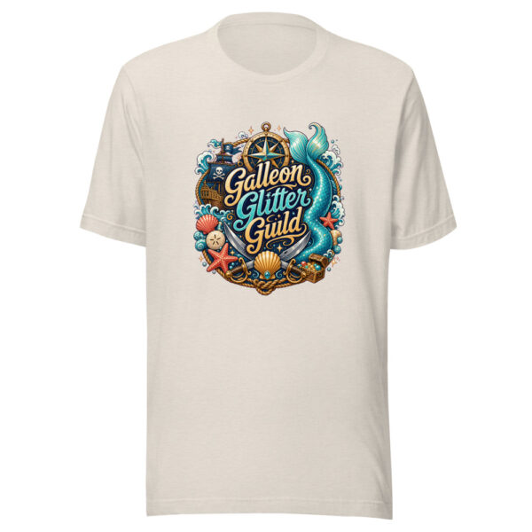 Galleon Glitter Guild Graphic Tee mockup 1 Galleon Glitter Guild Graphic Tee front view
