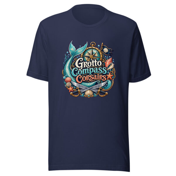 Grotto Compass Corsairs Graphic Tee mockup 4 Grotto Compass Corsairs Graphic Tee mockup 4