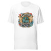 Grotto Flag Society Graphic Tee mockup 3
