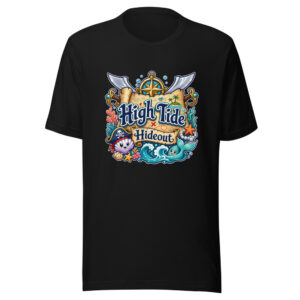High Tide Hideout Graphic Tee mockup 1 High Tide Hideout Graphic Tee front view