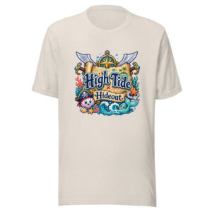 High Tide Hideout Graphic Tee mockup 1 High Tide Hideout Graphic Tee front view