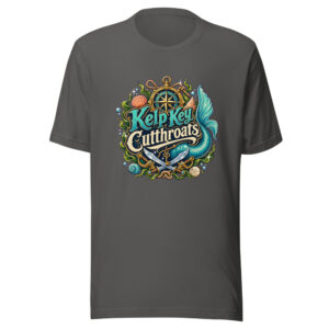 Kelp Key Cutthroats Graphic Tee mockup 1 Kelp Key Cutthroats Graphic Tee front view