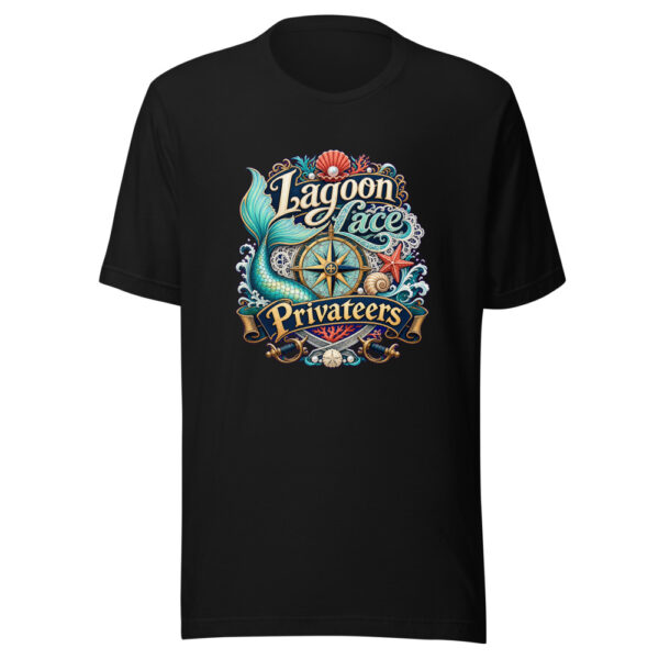 Lagoon Lace Privateers Graphic Tee mockup 2 Lagoon Lace Privateers Graphic Tee mockup 2