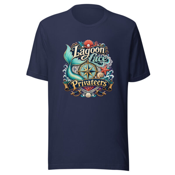 Lagoon Lace Privateers Graphic Tee mockup 4 Lagoon Lace Privateers Graphic Tee mockup 4