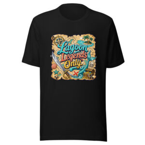 Lagoon Legends Only Graphic Tee mockup 1 Lagoon Legends Only Graphic Tee front view
