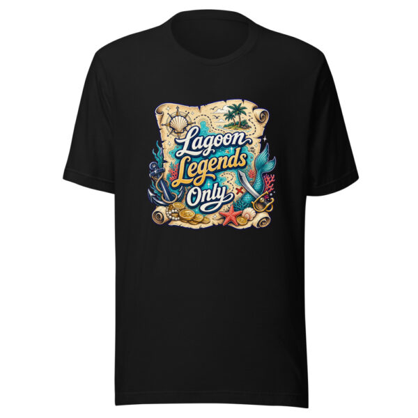 Lagoon Legends Only Graphic Tee mockup 2 Lagoon Legends Only Graphic Tee mockup 2