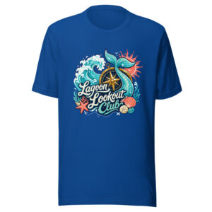 Lagoon Lookout Club Graphic Tee mockup 1 Lagoon Lookout Club Graphic Tee front view