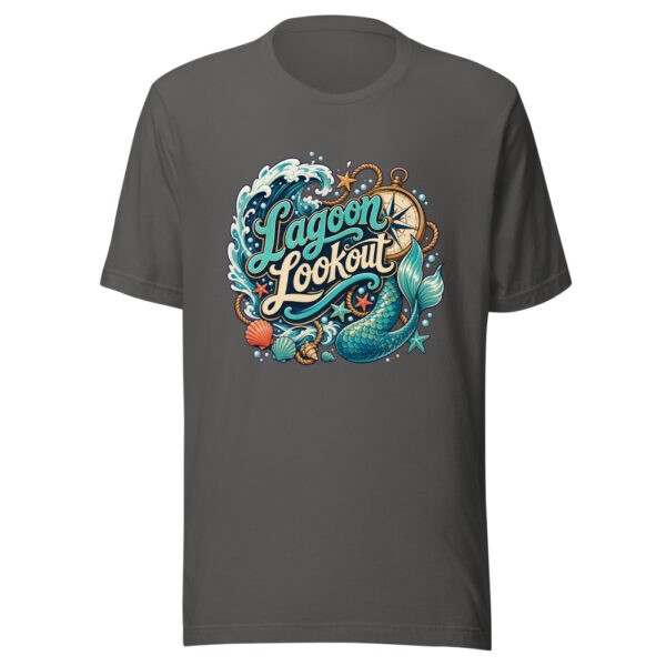 Lagoon Lookout Graphic Tee mockup 3