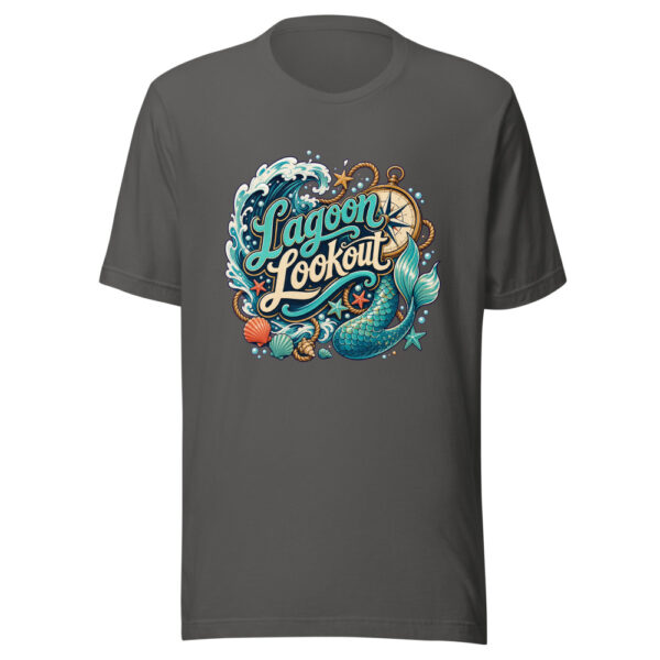 Lagoon Lookout Graphic Tee mockup 4