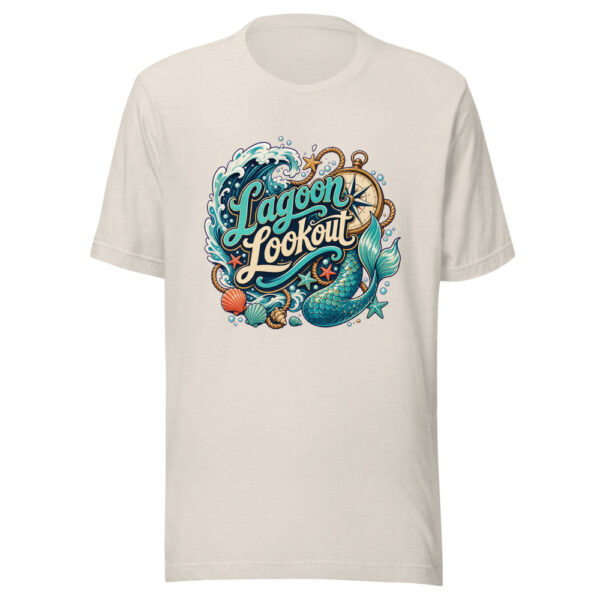 Lagoon Lookout Graphic Tee mockup 8