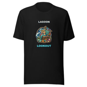 LAGOON LOOKOUT Heartbeat-20260614-piratesnmermaids-codex Graphic Tee front view