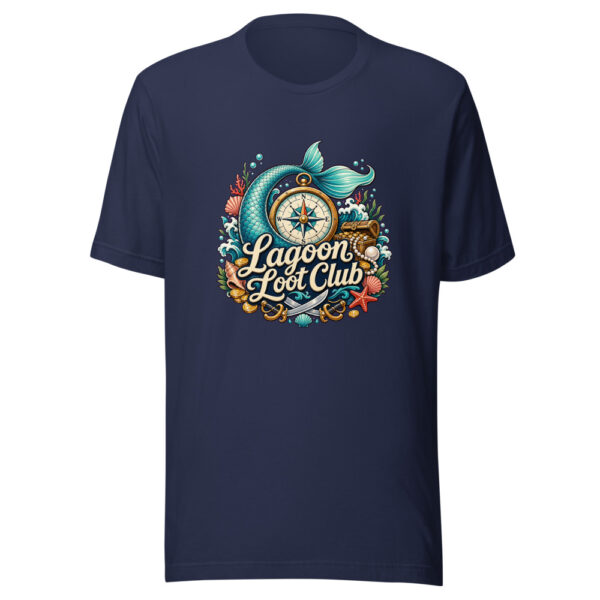 Lagoon Loot Club Graphic Tee mockup 4 Lagoon Loot Club Graphic Tee mockup 4