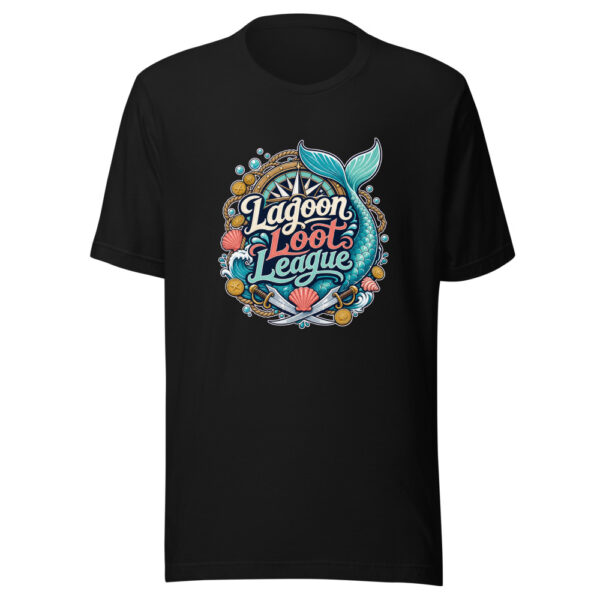 Lagoon Loot League Graphic Tee mockup 2 Lagoon Loot League Graphic Tee mockup 2