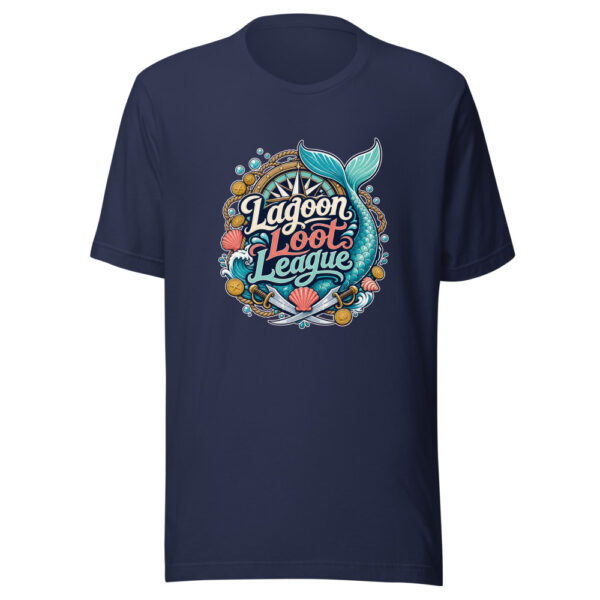 Lagoon Loot League Graphic Tee mockup 4 Lagoon Loot League Graphic Tee mockup 4