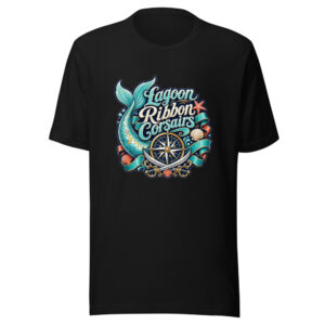 Lagoon Ribbon Corsairs Graphic Tee mockup 1 Lagoon Ribbon Corsairs Graphic Tee front view