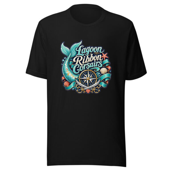 Lagoon Ribbon Corsairs Graphic Tee mockup 2