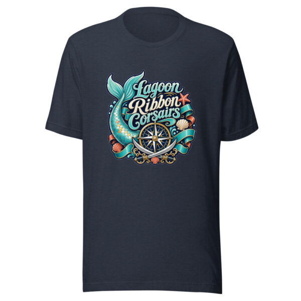 Lagoon Ribbon Corsairs Graphic Tee mockup 7